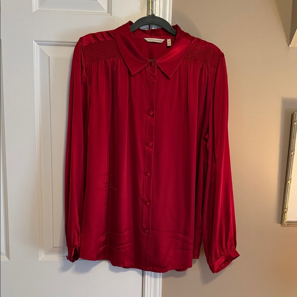 Soft Surroundings Silk Women's Blouse